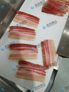 多功能熟肉切片機，切2mml臘肉片片厚薄均勻效果贊!